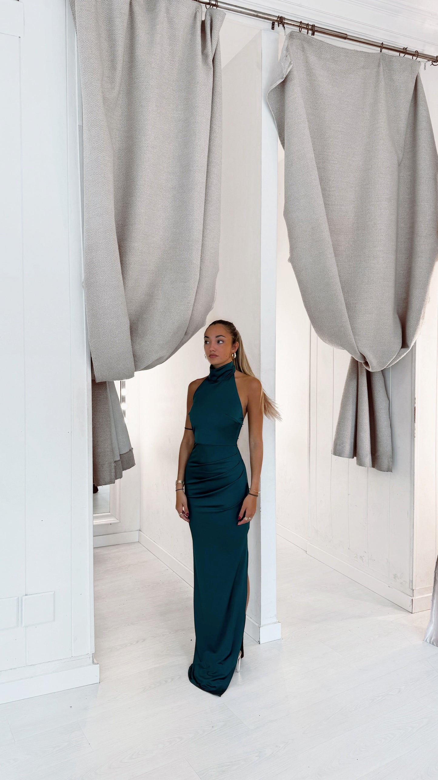 Sidney dress - petróleo