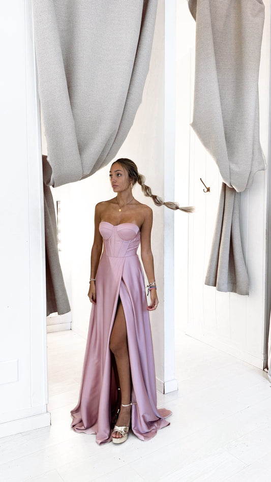 The corset dress - rosa