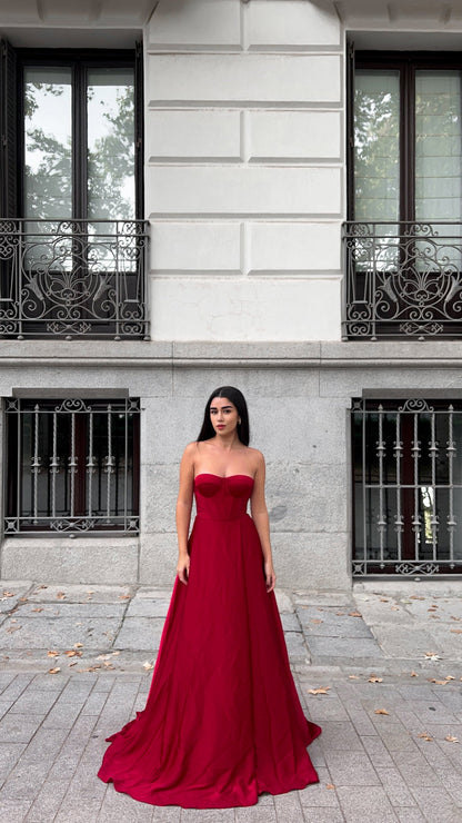 The corset dress (rojo)
