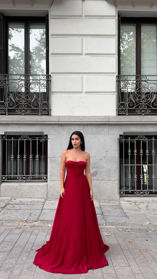 The corset dress (rojo)
