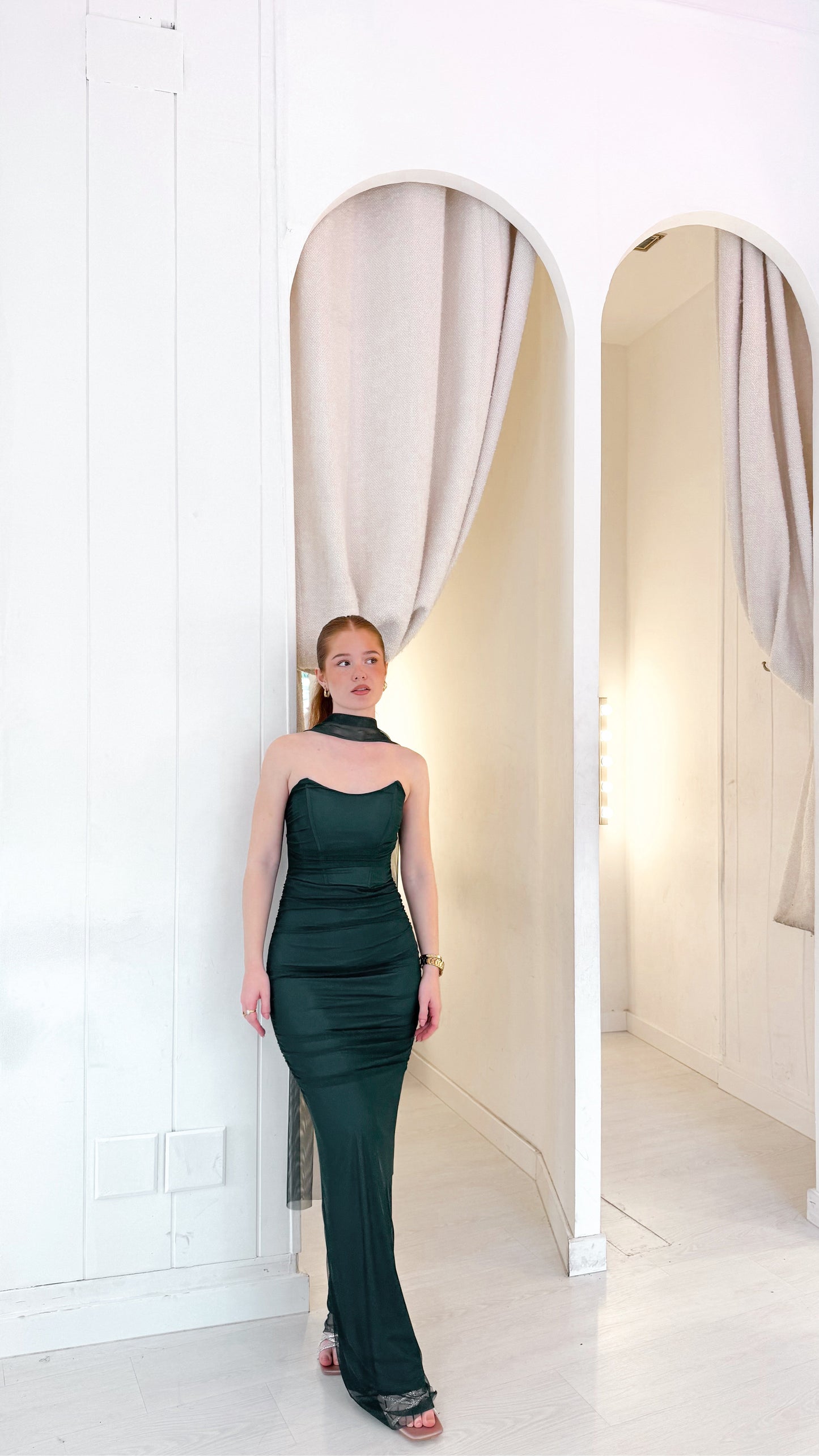 Breeze dress - verde botella