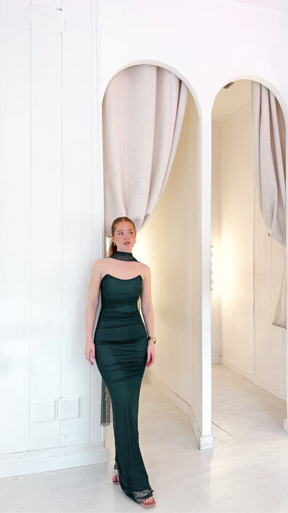 Breeze dress - verde botella