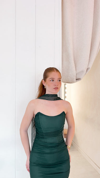 Breeze dress - verde botella