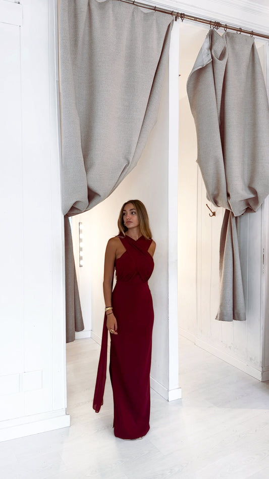 Sophia dress - burdeos