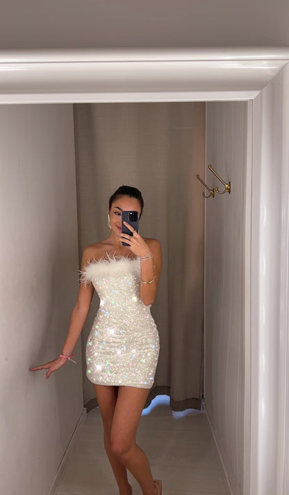 White angel dress